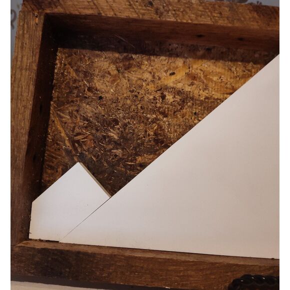 Handcrafted Rustic Reclaimed 3D Wood Mountain Art Wall/Slelf Leaner Home Decor - Picture 4 of 8